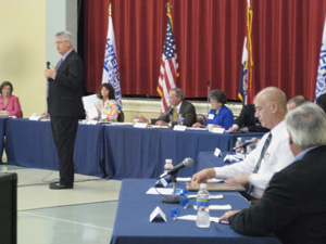 Regional transit summit at the community center in Riverside, Mo., on June 20 